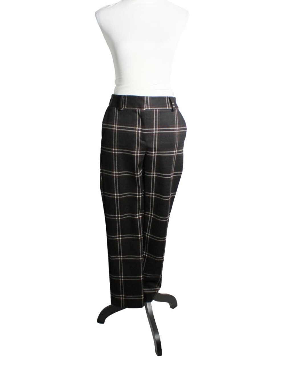 Ann Taylor Plaid Trousers | Dark Academia